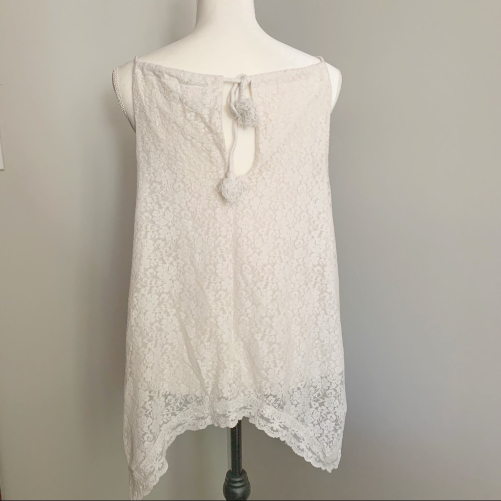 Torrid LACE ROPE NECK TANK TOP - Picture 5 of 8